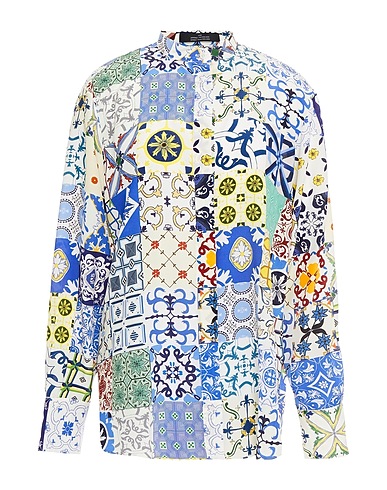 ROKH Patterned shirts & blouses Ivory 100% Silk