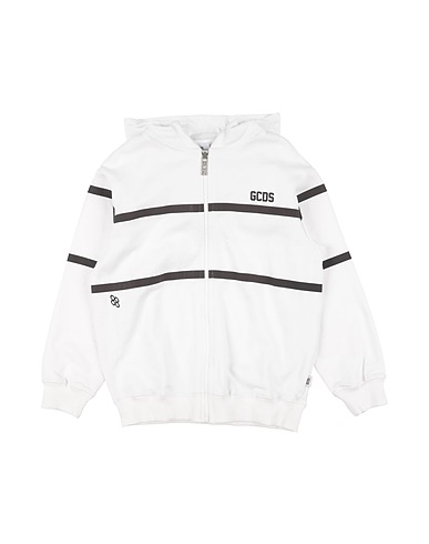 GCDS MINI Sweatshirt Weiß 100% Baumwolle, Elastan