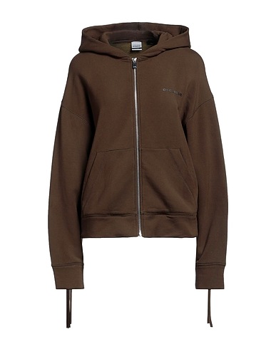 PINKO C-CLIQUE Sweatshirt Military green 63% Modal, 33% Cotton, 4% Elastane
