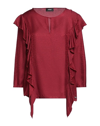 MARANI Top Burgundy 65% Viscose, 35% Silk