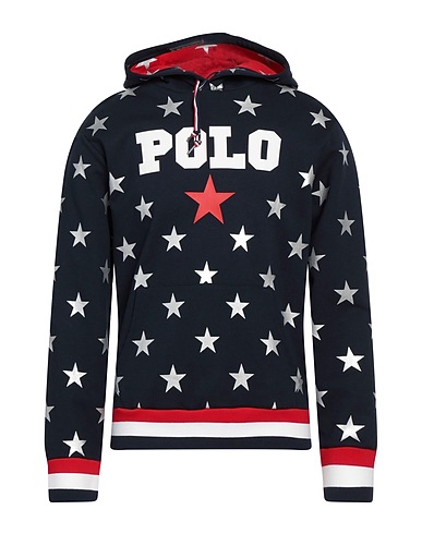 POLO RALPH LAUREN Felpa Blu notte 76% Cotone, 24% Poliestere