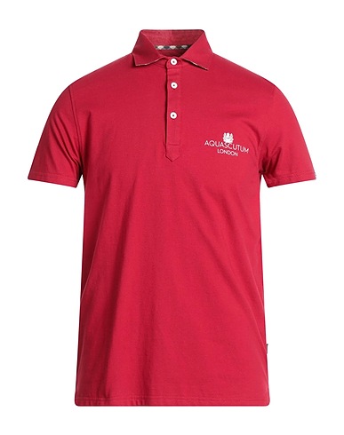 AQUASCUTUM ACTIVE Polo shirt Brick 95% Cotton, 5% Elastane