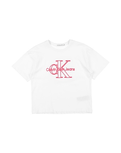 CALVIN KLEIN JEANS T-shirt White 100% Cotton