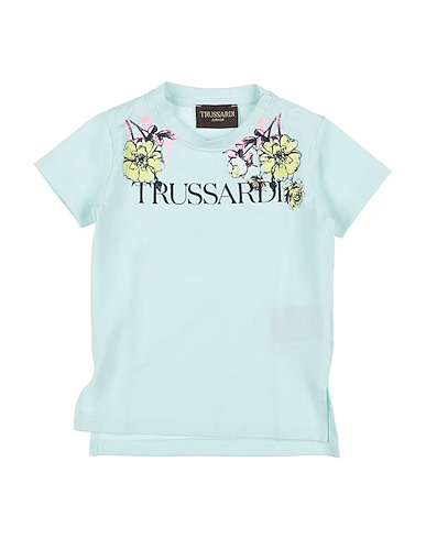 TRUSSARDI JUNIOR T-shirt Light green 95% Cotton, 5% Elastane