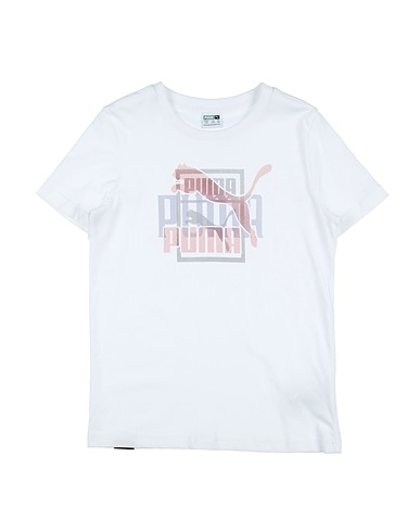 PUMA T-shirt CLASSICS GEN. PUMA Graphic Tee B White 100% Cotton