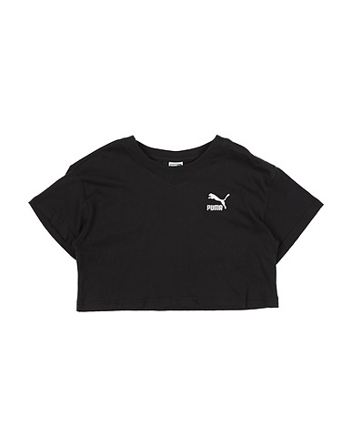 PUMA T-Shirt CLASSICS Tee G Schwarz 100% Baumwolle