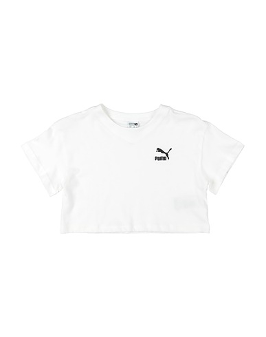 PUMA T-shirt CLASSICS Tee G White 100% Cotton