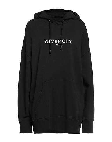 GIVENCHY Hooded track jacket  Black 100% Cotton