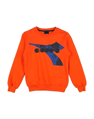 DIADORA Sweatshirt Orange 100% Cotton