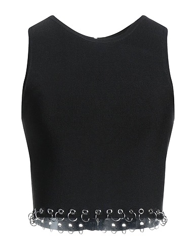 MARCIANO by GUESS Top Black 86% Viscose, 12% Polyamide, 2% Elastane