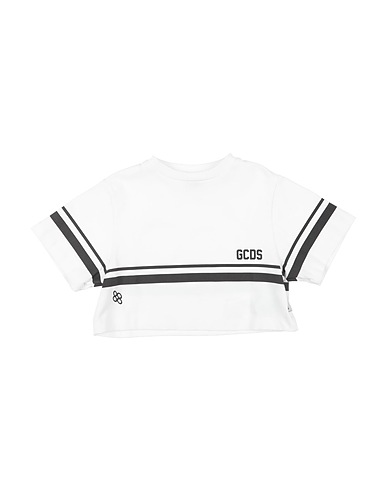 GCDS MINI T-shirt White 95% Cotton, 5% Elastane