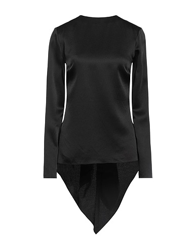ROSETTA GETTY Top Black 43% Virgin Wool, 34% Acetate, 23% Viscose