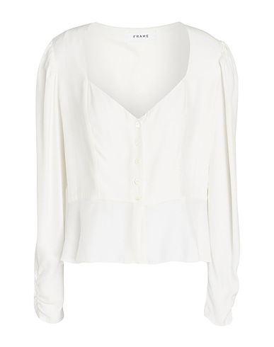 FRAME Silk shirts & blouses Off white 100% Silk