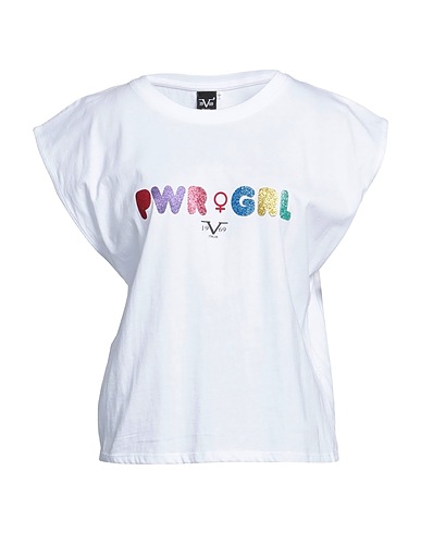 19V69 T-shirt White 100% Cotton