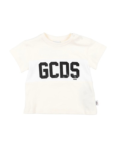 GCDS MINI T-shirt Cream 100% Cotton, Elastane