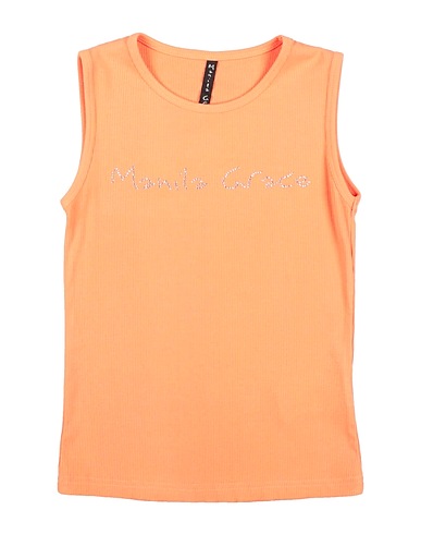 MANILA GRACE T-shirt Salmon pink 92% Viscose, 8% Elastane