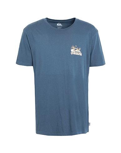 QUIKSILVER T-shirt QS T-shirt Enjoy Not Destroy SS Slate blue 100% Organic cotton