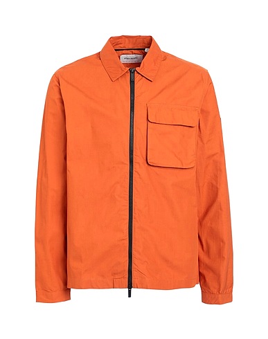 LYLE & SCOTT Solid colour shirt Orange 100% Cotton