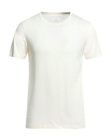 MAJESTIC FILATURES Basic T-shirt Ivory 67% Lyocell, 33% Cotton