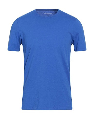 MAJESTIC FILATURES Basic T-Shirt Blue 100% Cotton