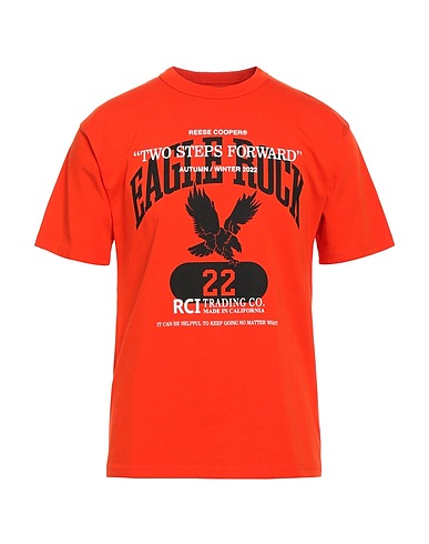 REESE COOPER T-shirt Orange 100% Cotton