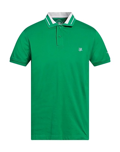 HARMONT & BLAINE Polo shirt JEANS Green 100% Cotton