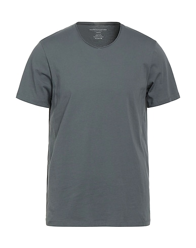 MAJESTIC FILATURES Basic T-shirt Lead 100% Cotton