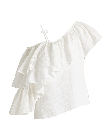 MARQUES' ALMEIDA Top REM'ADE White 100% Cotton