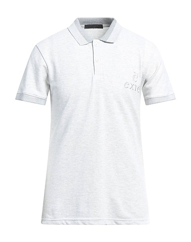EXTE Polo shirt Light grey 100% Cotton