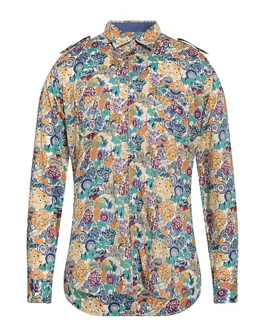 CLBN Patterned shirt Blue 100% Cotton