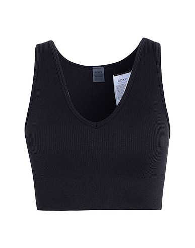 ROXY Top RX Top Chill Out Seamless V
 Black 92% Polyamide, 8% Elastane