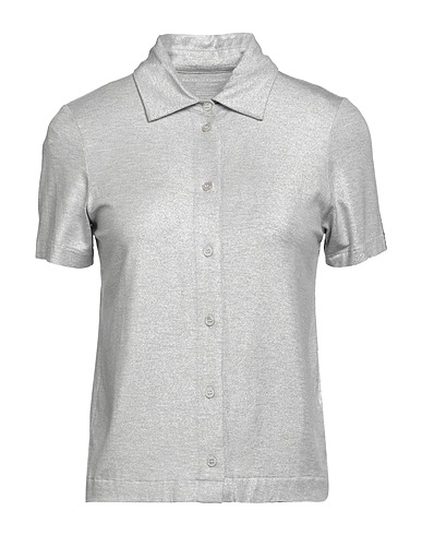 MAJESTIC FILATURES Solid color shirts & blouses Silver 94% Viscose, 6% Elastane