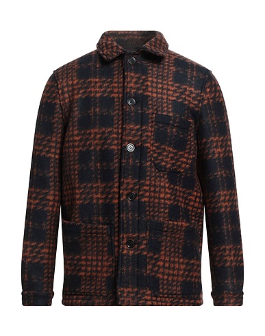 MESSAGERIE Patterned shirt Camel 50% Wool, 45% Polyester, 5% Acrylic