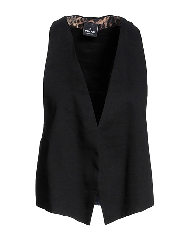 PINKO UNIQUENESS Top Black 77% Linen, 21% Viscose, 2% Elastane