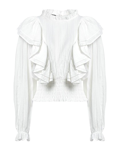 PINKO Top White 100% Cotton