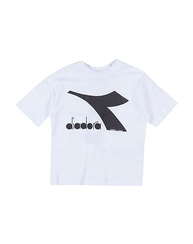 DIADORA T-Shirt Weiß 100% Baumwolle