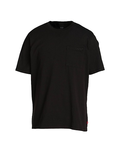 LEVI'S T-shirt SS POCKET TEE RLX 
 Black 100% Cotton