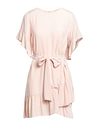 TWENTY EASY by KAOS Short dress Blush 83% Acetate, 17% Silk