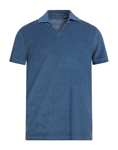 MAJESTIC FILATURES Polo Bleu pétrole 50% Coton, 50% Modal