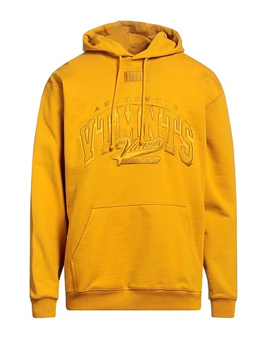 VTMNTS Hooded track jacket  Mustard 80% Cotton, 20% Elastane