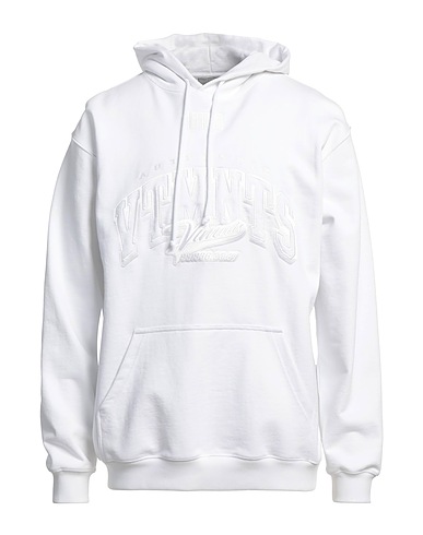 VTMNTS Hooded track jacket  White 80% Cotton, 20% Elastane