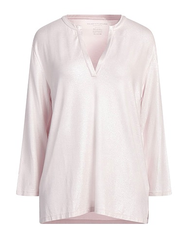 MAJESTIC FILATURES Top Light pink 94% Viscose, 6% Elastane