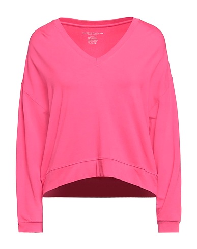 MAJESTIC FILATURES Sweatshirt Magenta 96% Viscose, 4% Elastane