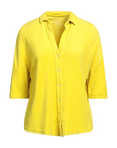 MAJESTIC FILATURES Solid colour shirts & blouses Lime green 50% Cotton, 50% Modal