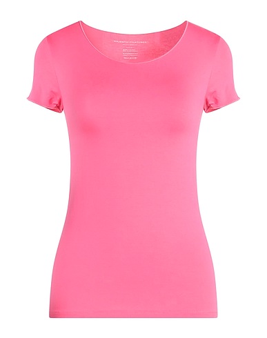 MAJESTIC FILATURES T-shirt Fucsia 94% Viscosa, 6% Elastan