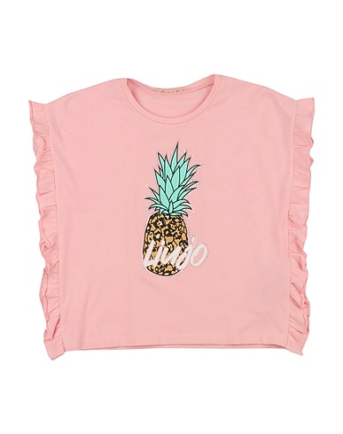 LIU •JO T-shirt Light pink 95% Cotton, 5% Elastane