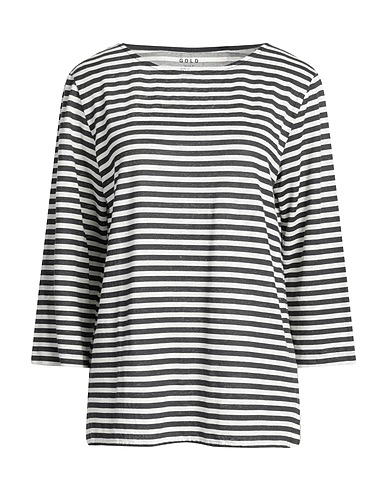 MAJESTIC FILATURES T-shirt Charcoal 94% Linen, 6% Elastane