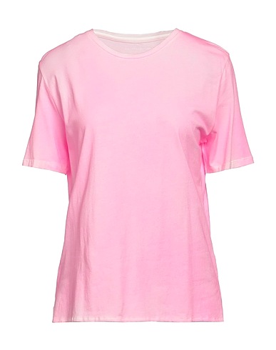 MAJESTIC FILATURES Basic T-shirt Pink 94% Cotton, 6% Elastane