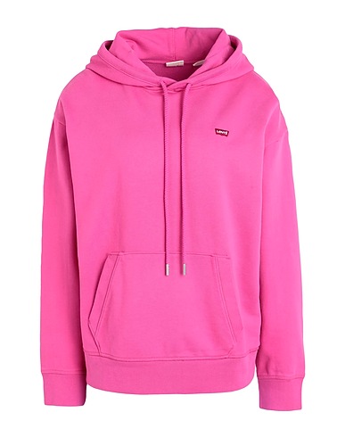 LEVI'S Hooded track jacket  STANDARD HOODIE
 Fuchsia Cotton