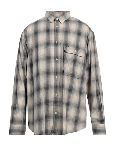 ARMANI EXCHANGE Checked shirt Grey 100% Cotton